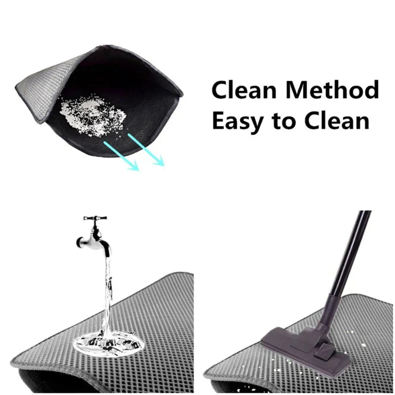 Double Layer Waterproof Pet Cat Litter Mat